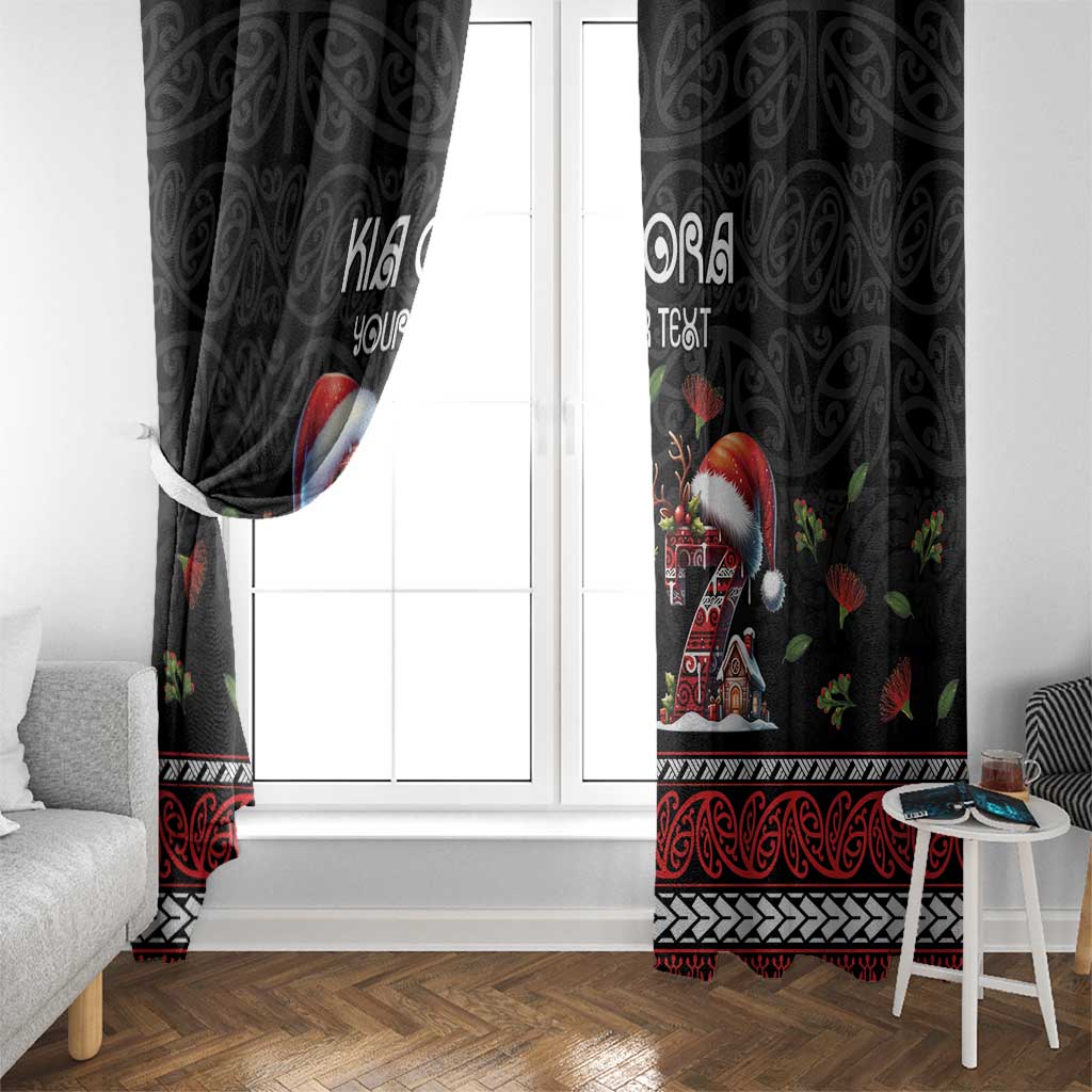 Aotearoa Six Seven Personalized Window Curtain New Zealand Funny Christmas - Aussie Hoodie