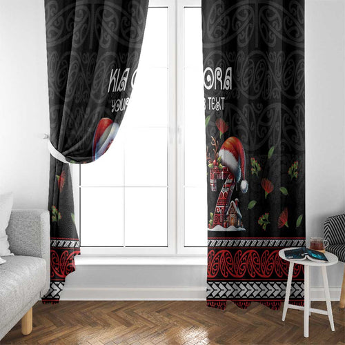 Aotearoa Six Seven Personalized Window Curtain New Zealand Funny Christmas - Aussie Hoodie