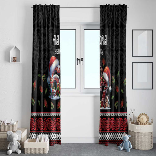 Aotearoa Six Seven Personalized Window Curtain New Zealand Funny Christmas - Aussie Hoodie