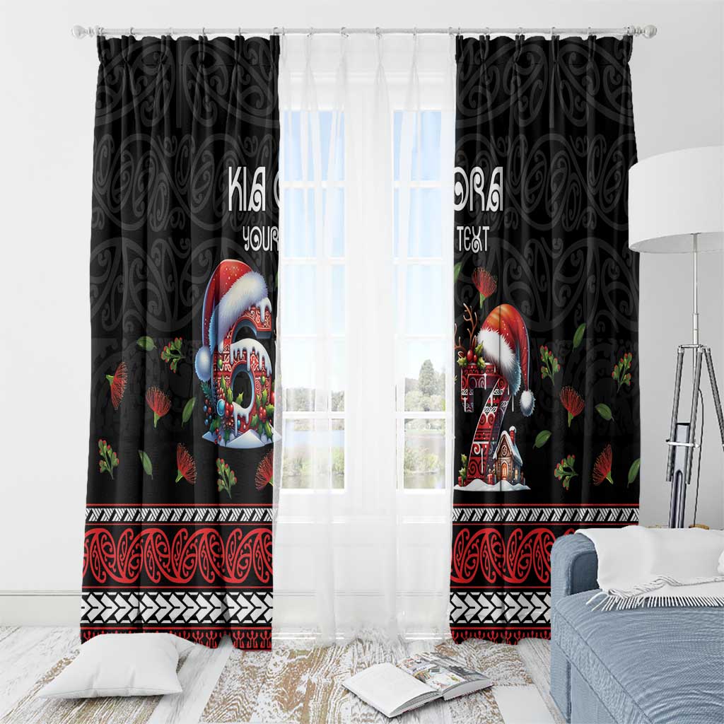 Aotearoa Six Seven Personalized Window Curtain New Zealand Funny Christmas - Aussie Hoodie