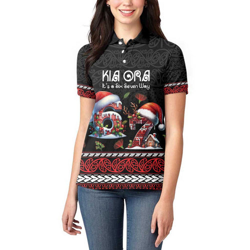 Aotearoa Six Seven Personalized Women Polo Shirt New Zealand Funny Christmas - Aussie Hoodie