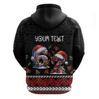 Aotearoa Six Seven Personalized Zip Hoodie New Zealand Funny Christmas - Aussie Hoodie