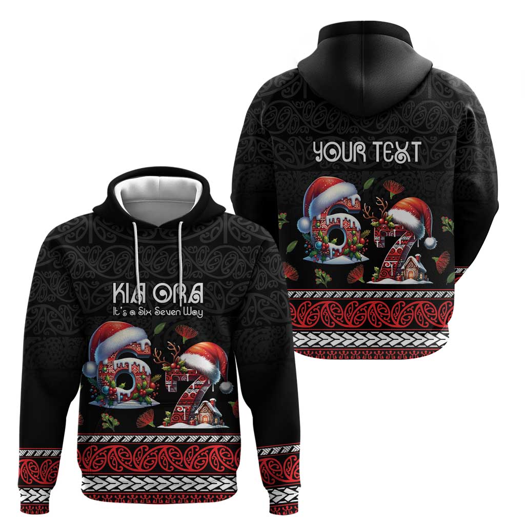 Aotearoa Six Seven Personalized Zip Hoodie New Zealand Funny Christmas - Aussie Hoodie
