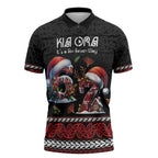 Aotearoa Six Seven Personalized Zipper Polo Shirt New Zealand Funny Christmas - Aussie Hoodie