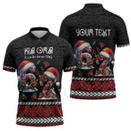 Aotearoa Six Seven Personalized Zipper Polo Shirt New Zealand Funny Christmas - Aussie Hoodie