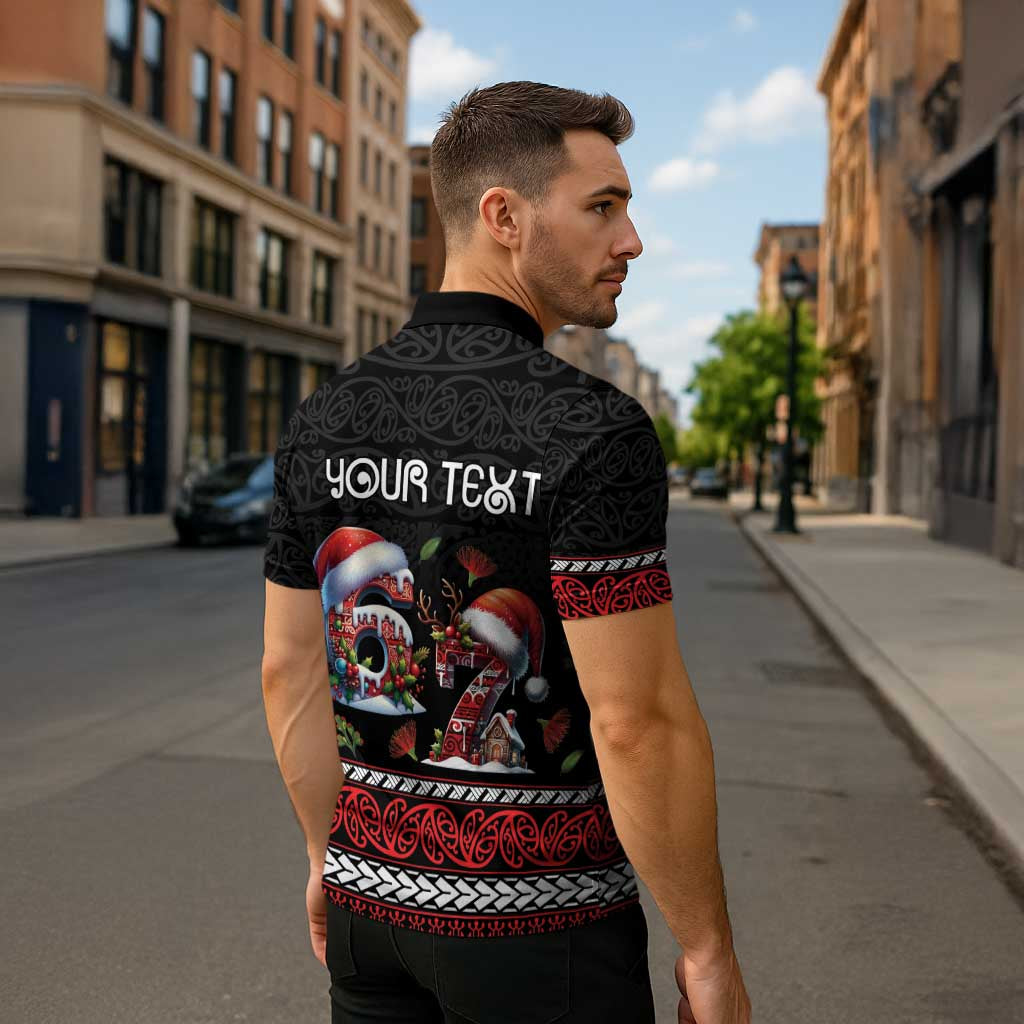 Aotearoa Six Seven Personalized Zipper Polo Shirt New Zealand Funny Christmas - Aussie Hoodie