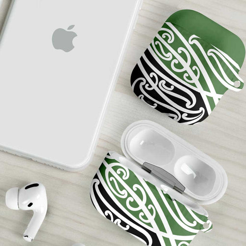 Green Fern New Zealand Kowhai Ngutukak AirPods Case - Aussie Hoodie