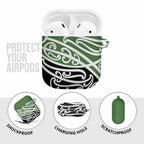 Green Fern New Zealand Kowhai Ngutukak AirPods Case - Aussie Hoodie