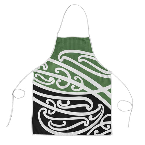 Green Fern New Zealand Kowhai Ngutukak Apron - Aussie Hoodie