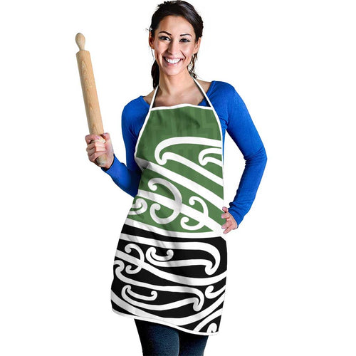 Green Fern New Zealand Kowhai Ngutukak Apron - Aussie Hoodie