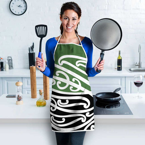 Green Fern New Zealand Kowhai Ngutukak Apron - Aussie Hoodie