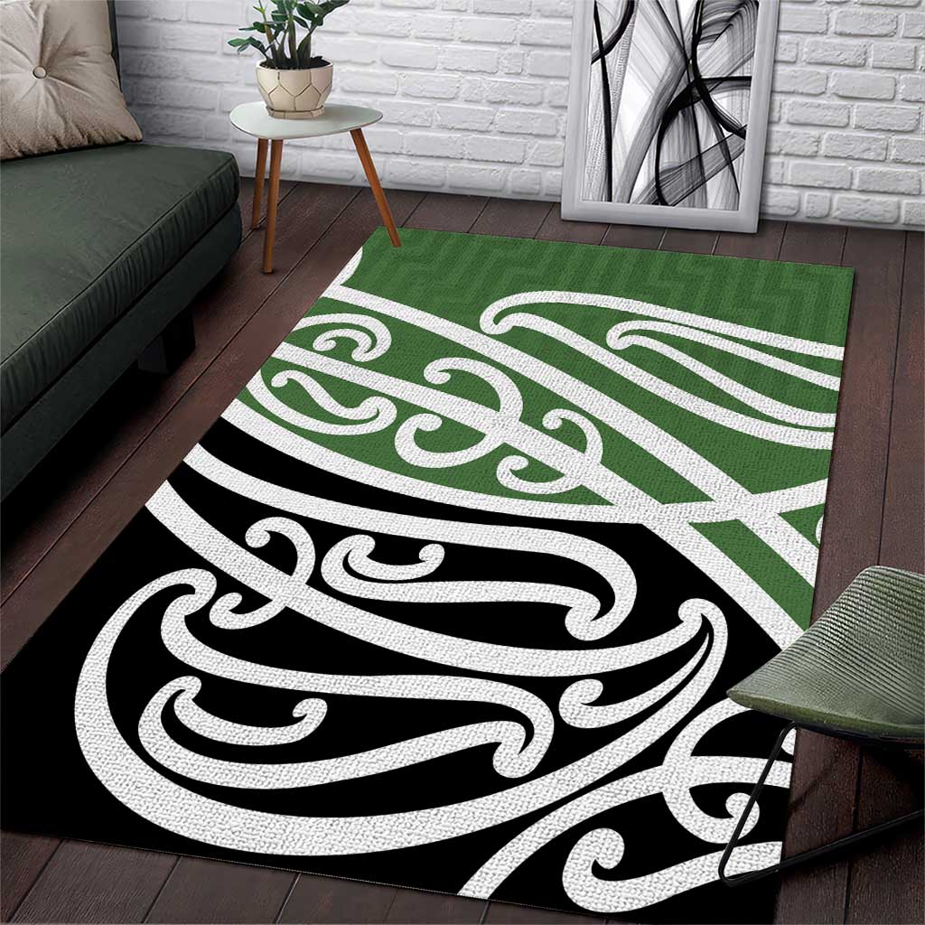 Green Fern New Zealand Kowhai Ngutukak Area Rug - Aussie Hoodie