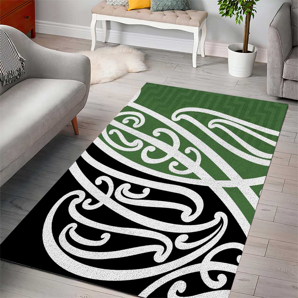 Green Fern New Zealand Kowhai Ngutukak Area Rug - Aussie Hoodie