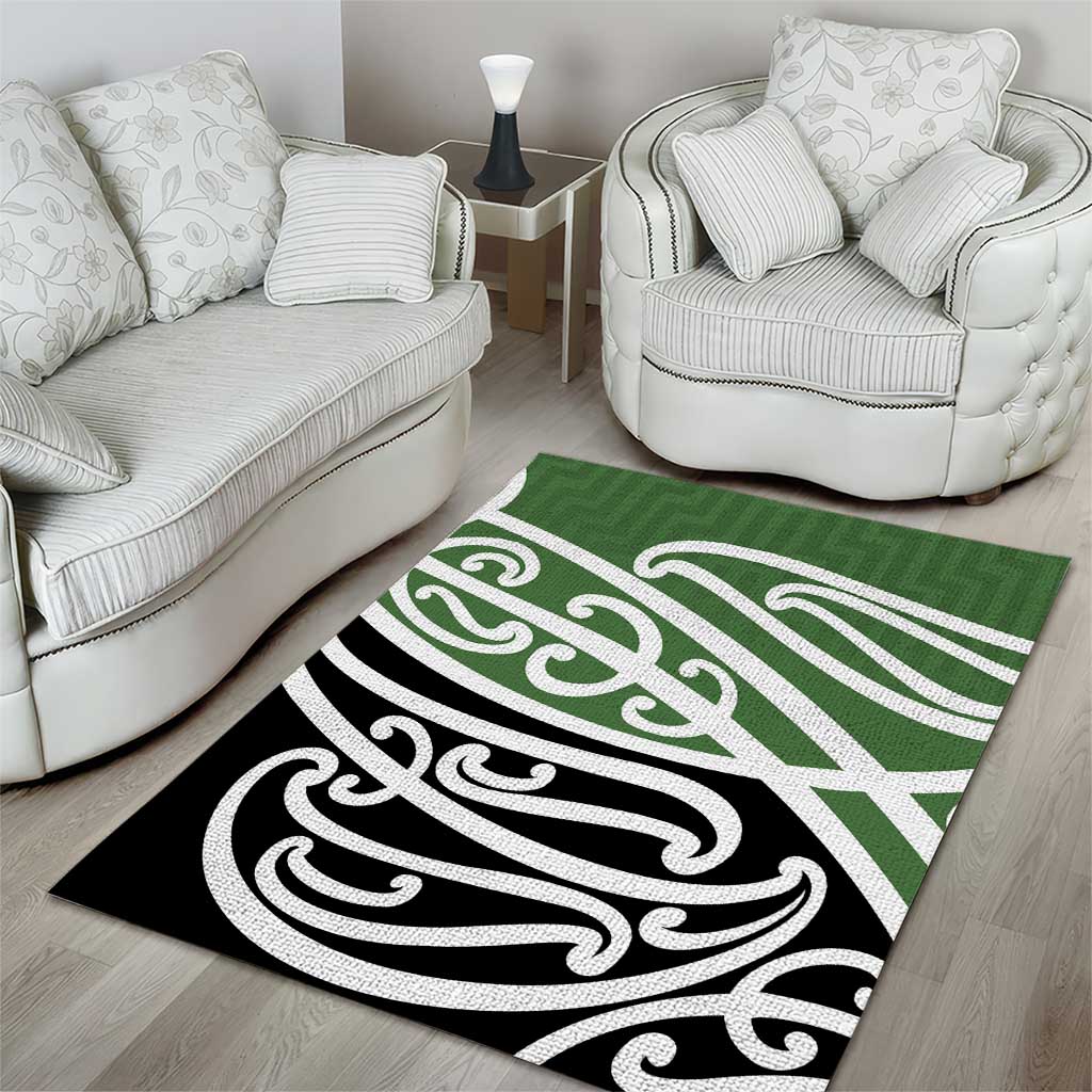 Green Fern New Zealand Kowhai Ngutukak Area Rug - Aussie Hoodie