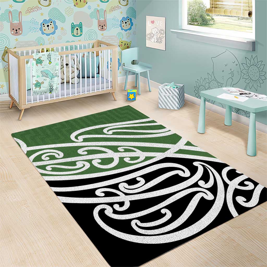 Green Fern New Zealand Kowhai Ngutukak Area Rug - Aussie Hoodie