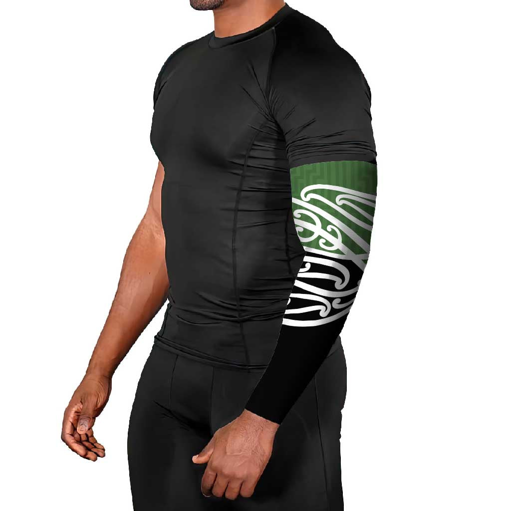 Green Fern New Zealand Kowhai Ngutukak Arm Sleeves - Aussie Hoodie