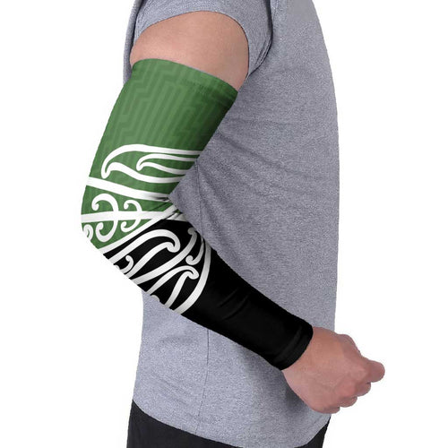 Green Fern New Zealand Kowhai Ngutukak Arm Sleeves - Aussie Hoodie