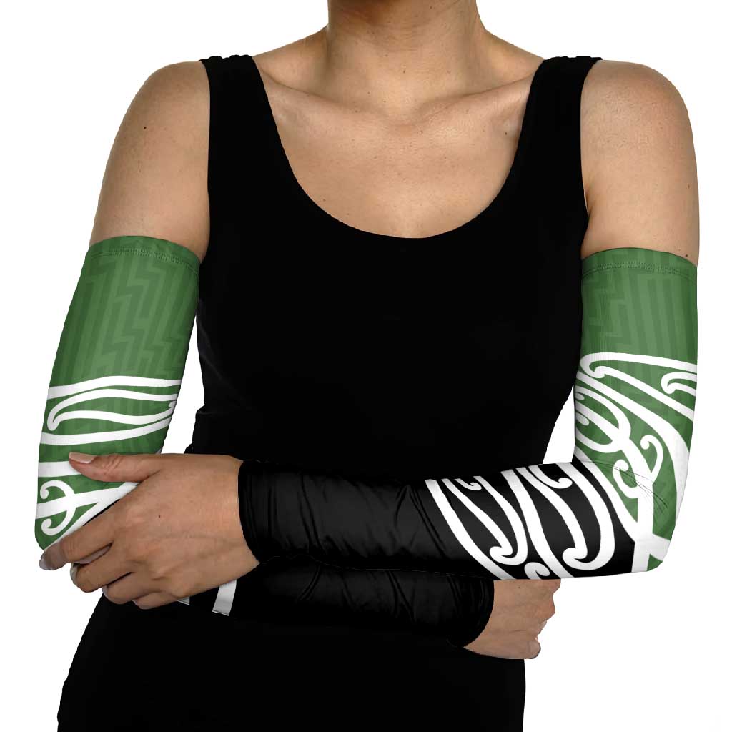 Green Fern New Zealand Kowhai Ngutukak Arm Sleeves - Aussie Hoodie
