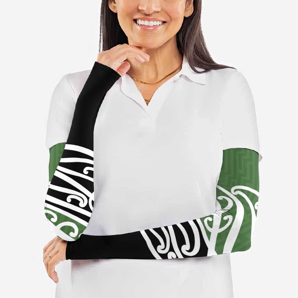 Green Fern New Zealand Kowhai Ngutukak Arm Sleeves - Aussie Hoodie