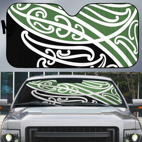 Green Fern New Zealand Kowhai Ngutukak Auto Sun Shade - Aussie Hoodie