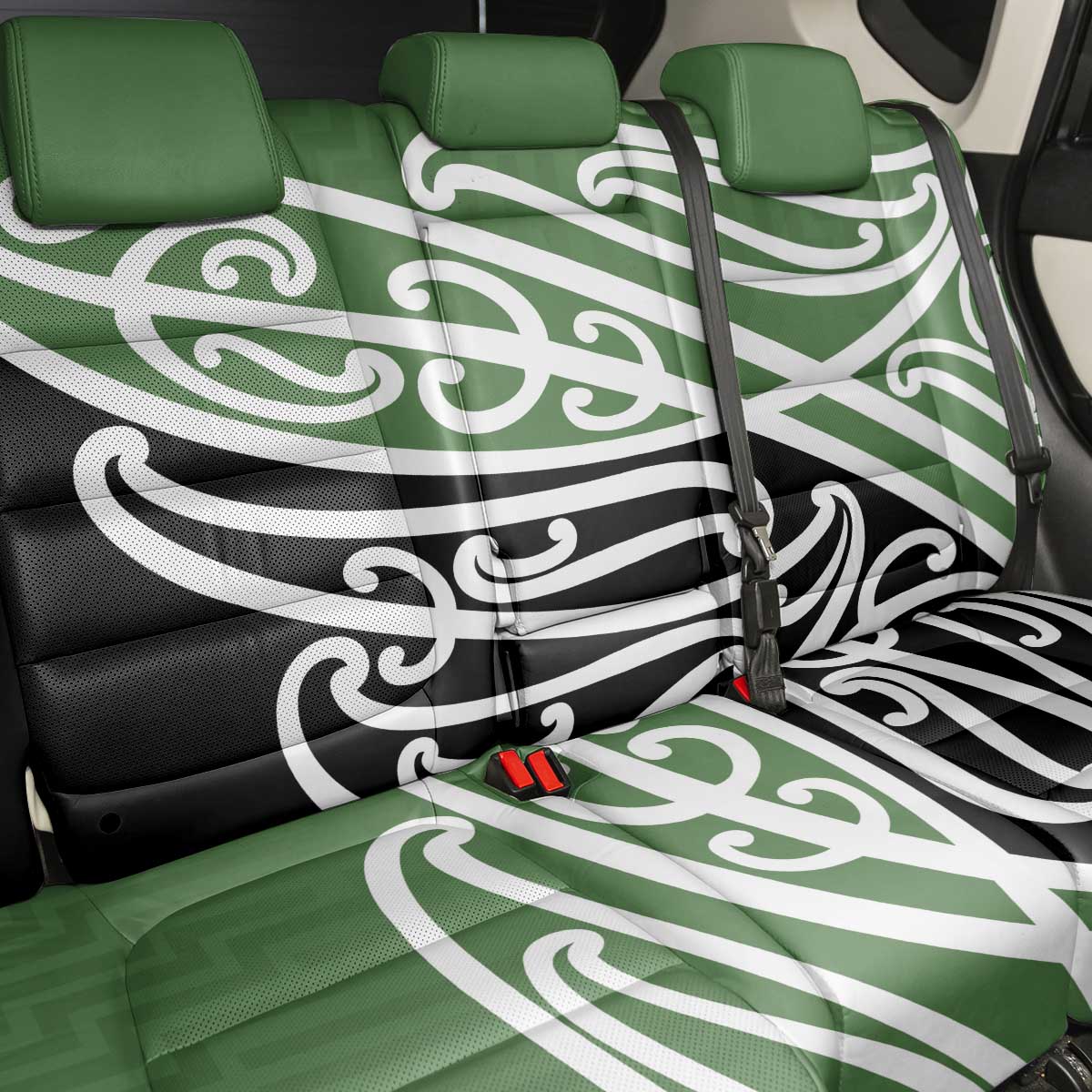 Green Fern New Zealand Kowhai Ngutukak Back Car Seat Cover - Aussie Hoodie
