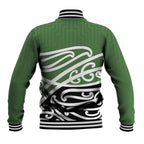 Green Fern New Zealand Kowhai Ngutukak Baseball Jacket - Aussie Hoodie