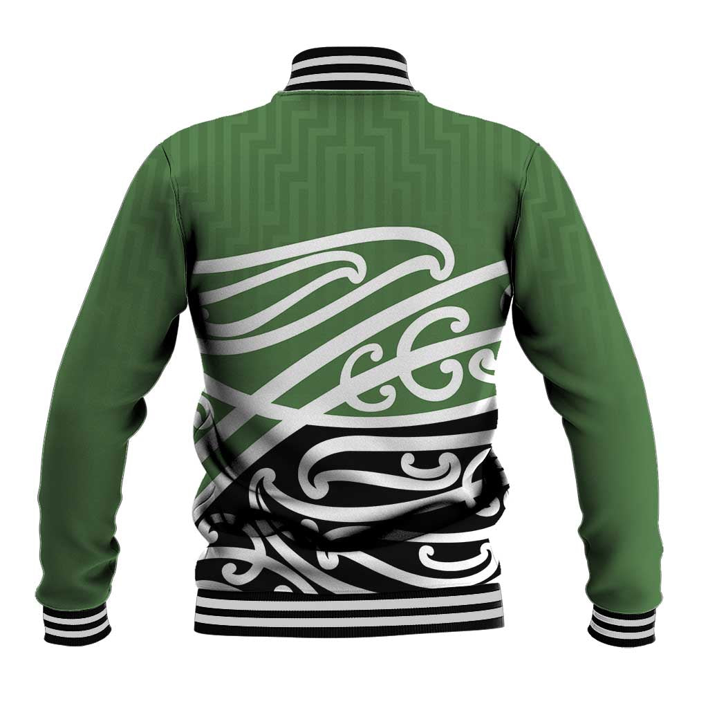 Green Fern New Zealand Kowhai Ngutukak Baseball Jacket - Aussie Hoodie