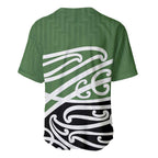 Green Fern New Zealand Kowhai Ngutukak Baseball Jersey - Aussie Hoodie