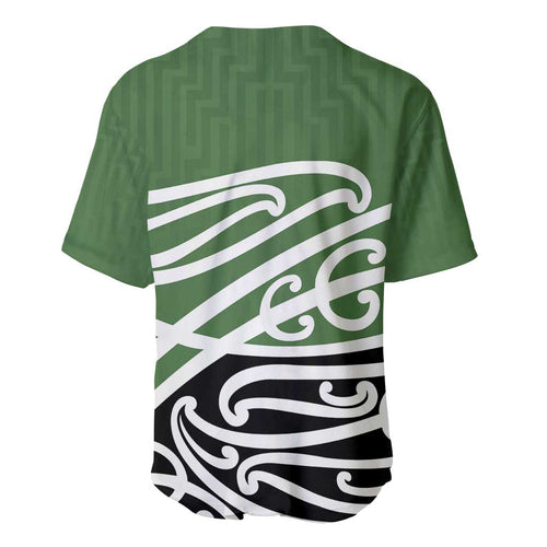 Green Fern New Zealand Kowhai Ngutukak Baseball Jersey - Aussie Hoodie