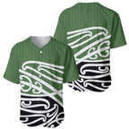 Green Fern New Zealand Kowhai Ngutukak Baseball Jersey - Aussie Hoodie
