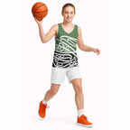 Green Fern New Zealand Kowhai Ngutukak Basketball Jersey - Aussie Hoodie