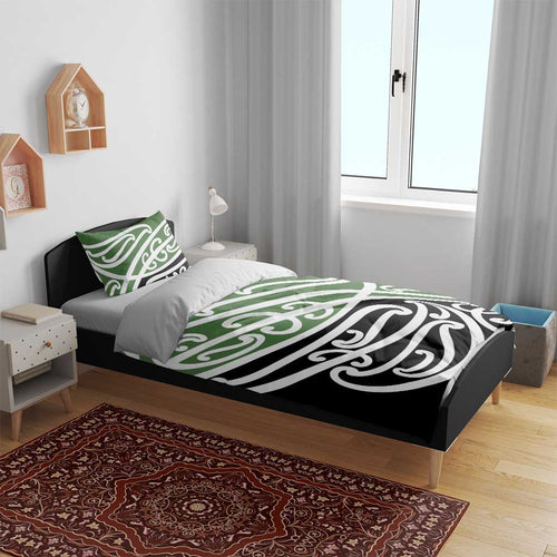 Green Fern New Zealand Kowhai Ngutukak Bedding Set - Aussie Hoodie