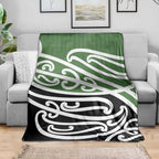 Green Fern New Zealand Kowhai Ngutukak Blanket - Aussie Hoodie