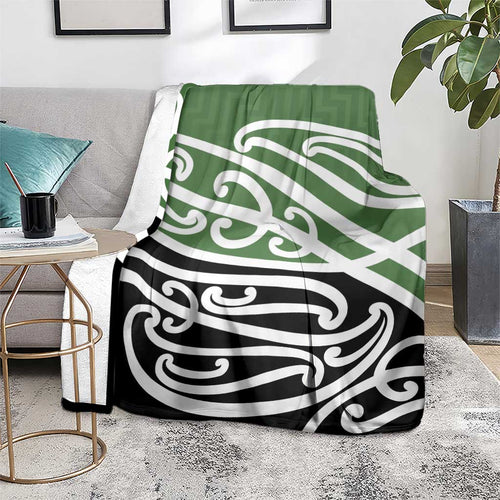 Green Fern New Zealand Kowhai Ngutukak Blanket - Aussie Hoodie