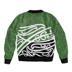 Green Fern New Zealand Kowhai Ngutukak Bomber Jacket - Aussie Hoodie