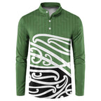 Green Fern New Zealand Kowhai Ngutukak Button Sweatshirt - Aussie Hoodie