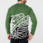 Green Fern New Zealand Kowhai Ngutukak Button Sweatshirt - Aussie Hoodie