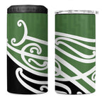 Green Fern New Zealand Kowhai Ngutukak 4 in 1 Can Cooler Tumbler - Aussie Hoodie