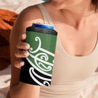 Green Fern New Zealand Kowhai Ngutukak 4 in 1 Can Cooler Tumbler - Aussie Hoodie