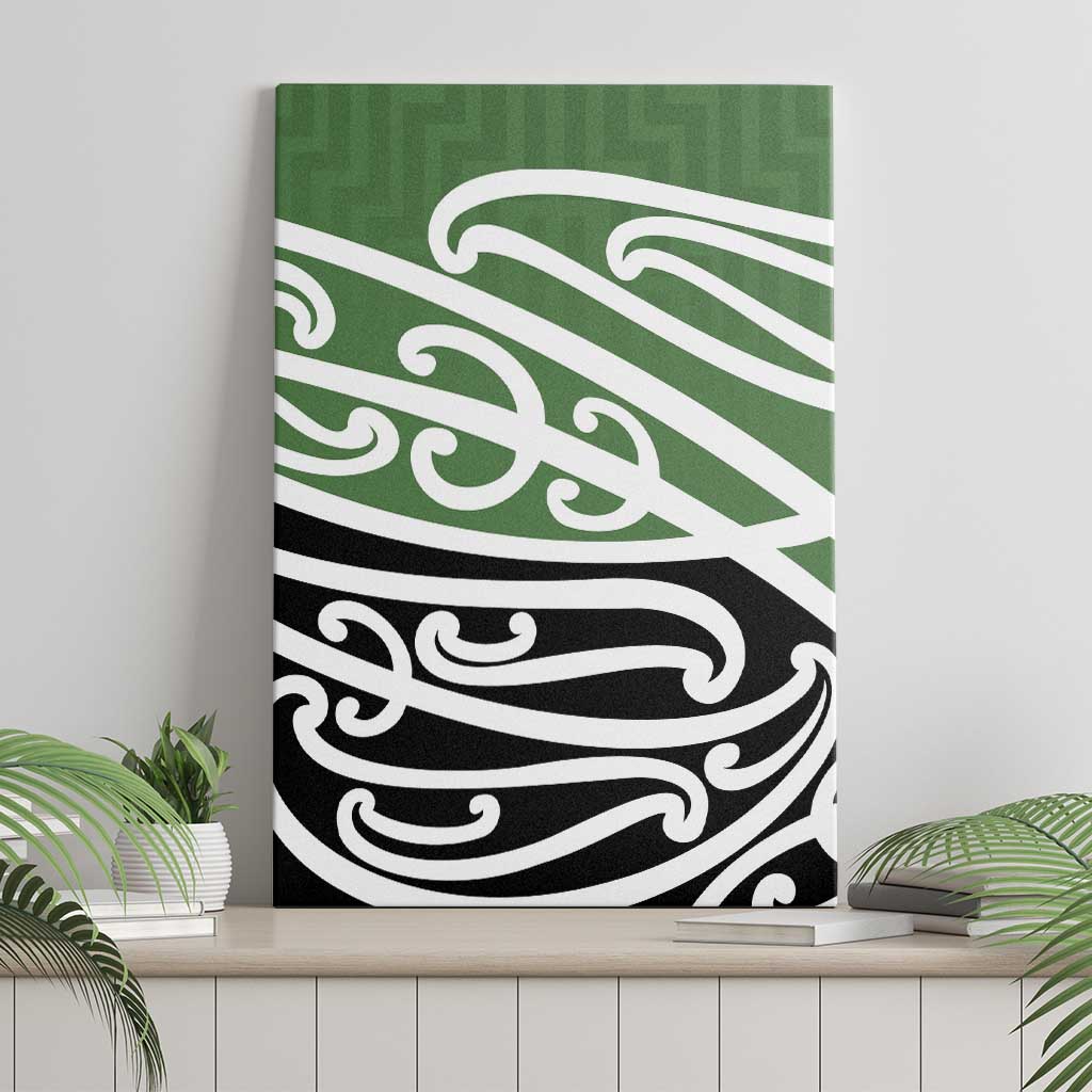 Green Fern New Zealand Kowhai Ngutukak Canvas Wall Art - Aussie Hoodie