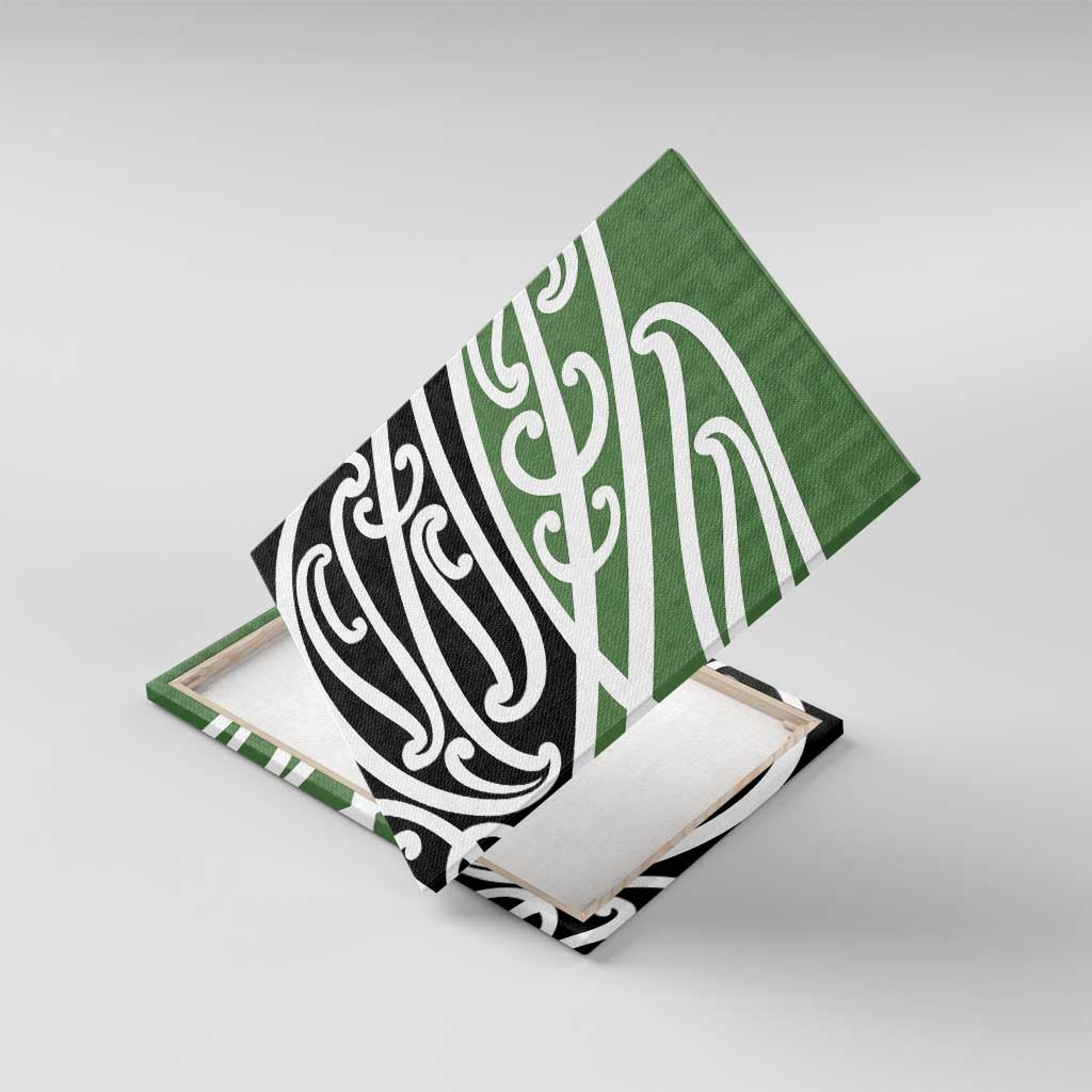 Green Fern New Zealand Kowhai Ngutukak Canvas Wall Art - Aussie Hoodie