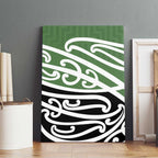 Green Fern New Zealand Kowhai Ngutukak Canvas Wall Art - Aussie Hoodie