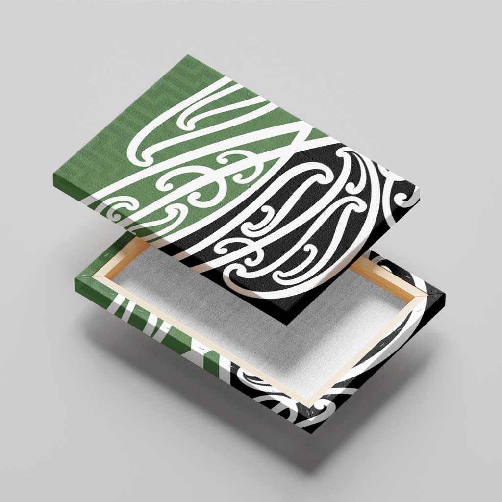 Green Fern New Zealand Kowhai Ngutukak Canvas Wall Art - Aussie Hoodie