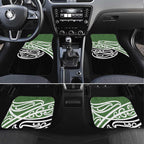 Green Fern New Zealand Kowhai Ngutukak Car Mats - Aussie Hoodie