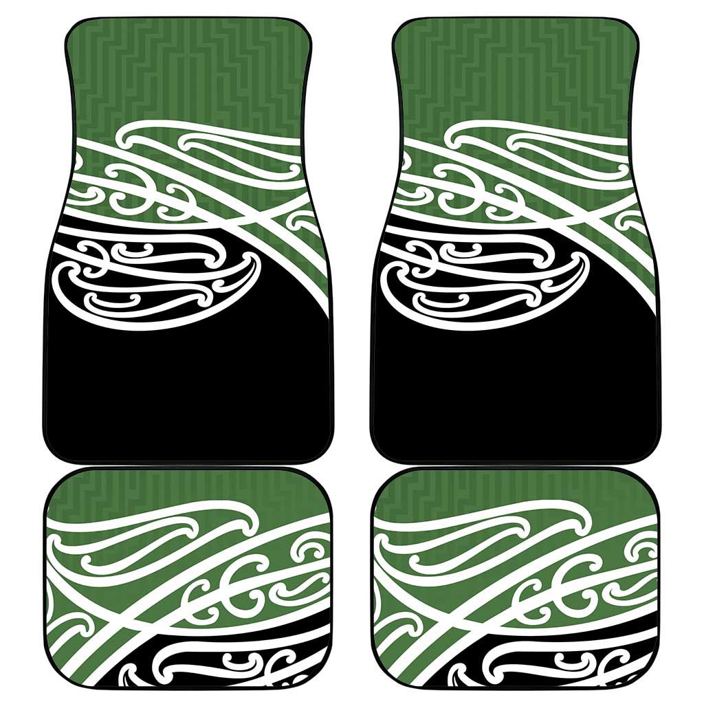 Green Fern New Zealand Kowhai Ngutukak Car Mats - Aussie Hoodie