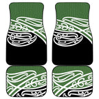Green Fern New Zealand Kowhai Ngutukak Car Mats - Aussie Hoodie