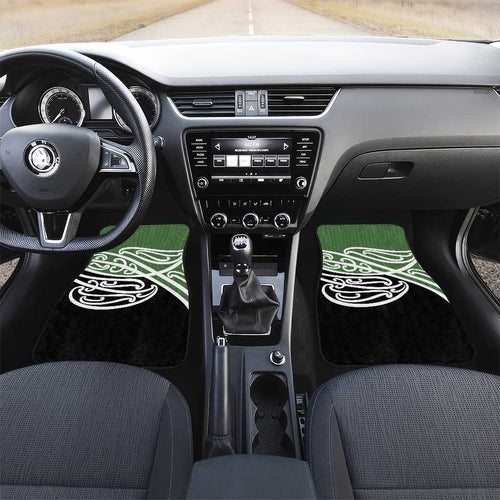 Green Fern New Zealand Kowhai Ngutukak Car Mats - Aussie Hoodie