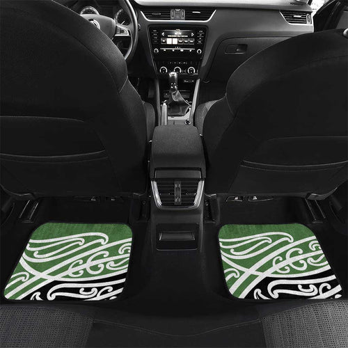 Green Fern New Zealand Kowhai Ngutukak Car Mats - Aussie Hoodie