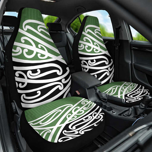 Green Fern New Zealand Kowhai Ngutukak Car Seat Cover - Aussie Hoodie
