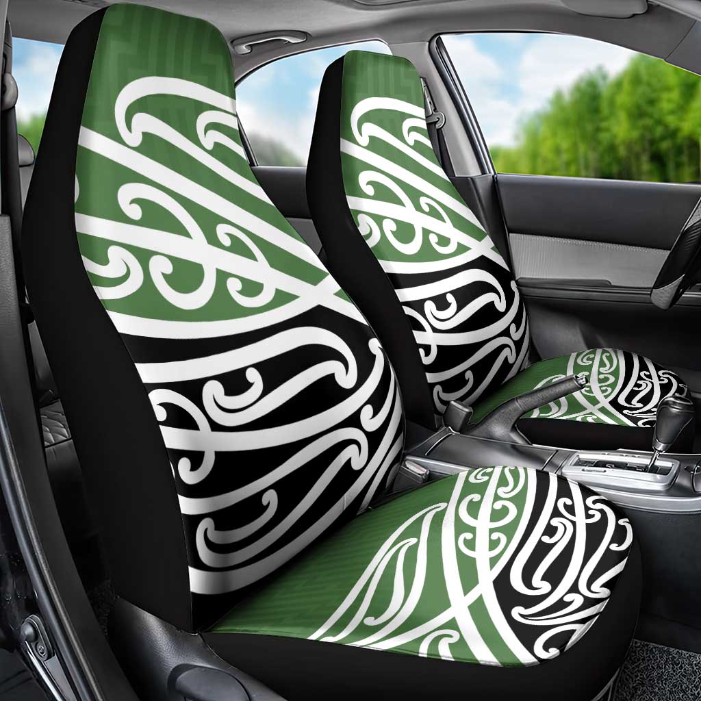 Green Fern New Zealand Kowhai Ngutukak Car Seat Cover - Aussie Hoodie
